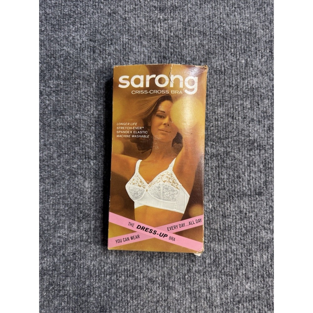 Vintage 1962 Sarong Bra Size 32D